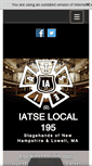 Mobile Screenshot of iatse195.org