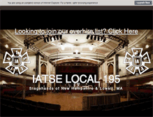 Tablet Screenshot of iatse195.org